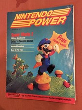 Nintendo Power Magazine Vol.1 July/August 1988 Super Mario Bros 2 w/ Poster