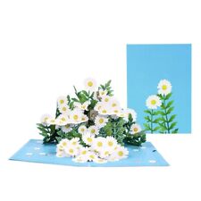3D for Up Cards Daisy Flower Greeting Card with Envelope for Mom Present Wom