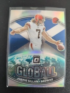2021 Donruss Optic GLOBAL SILVER PRIZM JAMIE GILLAN GB-11 Browns - Picture 1 of 2