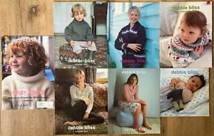 Lot of 7 Debbie Bliss Knitting Books Adult & Children Patterns - Picture 1 of 1