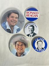 Vintage Original Ronald Reagan Presidential Pin Backs