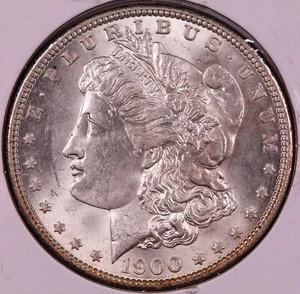 1900-P Morgan Dollar Choice BU+ ***RARE ORIGINAL UNCIRCULATED COIN*** - Picture 1 of 2