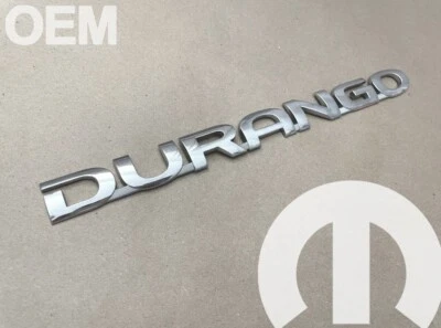 2004-2009 道奇 Durango Liftgate 铬铭牌徽章 Mopar OE 原始设备制造商 — 第 1/4 张图片