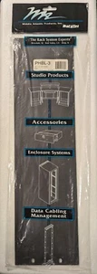 3U Black Aluminum Flat Blank Panel Genuine Middle Atlantic PHBL-3 New Old Stock - Picture 1 of 2