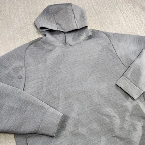 Uniqlo Sudadera con Capucha Hombres XL Ultra Elastizada Seco Sudor Pullover Sudadera Gris Secado Rápido  - Imagen 1 de 10