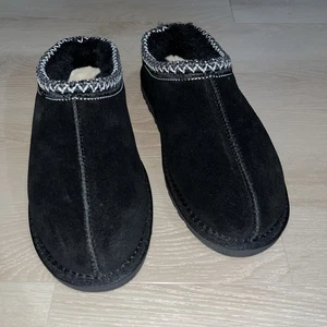 UGG Tasman unisex Slippers in Black 5955-BLK size 10 but fits like a men’s 8 - Picture 1 of 5