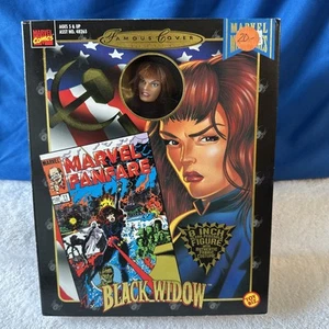 Comics Marvel Famous Cover series 8" action figure Black Widow Toy Biz MIB 1997 - Picture 1 of 24