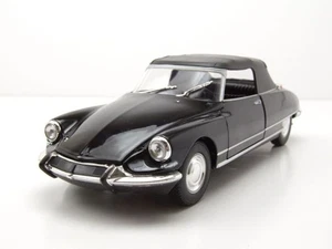 ,WELLY, CITROEN DS 19 cabriolet cerrado Negro, 1/24, WEL22506WB - Imagen 1 de 6