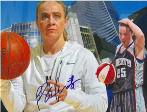BECKY HAMMON Signed 8.5 x 11 Photo WNBA Basketball NEW YORK LIBERTY Vegas ACES - Picture 1 of 1