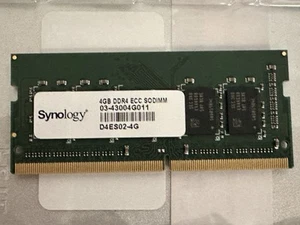 Synology 4GB ECC SODIMM D4ES02-4G - Picture 1 of 2