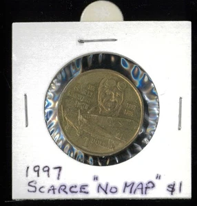 1997 Australian Last Kingsford Smith Non-Mmrk Carded $1 Coin No Map design issue - Picture 1 of 2