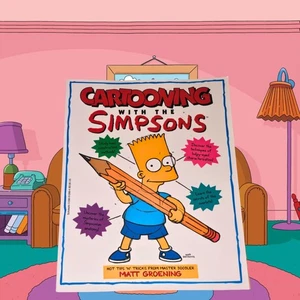 Cartooning with the Simpsons by Matt Groening (1993, Trade Paperback) - Picture 1 of 6