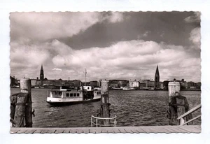 Foto Ak Kiel Blick von der Gaardener Dampferbrücke 1969 Schiffe - Picture 1 of 2