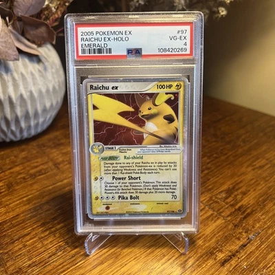 Vintage Pokemon-  Emerald Raichu Ex-Holo PSA 4 - Image 1 of 2