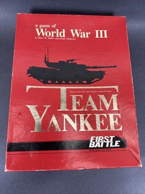 TEAM YANKEE GDW 1983 Primera Batalla Tercera Guerra Mundial Juego de Mesa - COMPLETO Foto 1 de 4