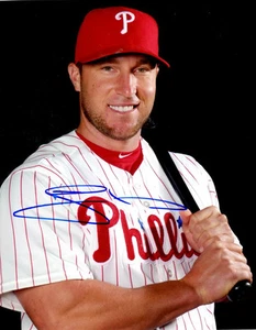 Signed 8x10 LAYNCE NIX Philadelphia Phillies Autographed photo - COA  - Picture 1 of 1