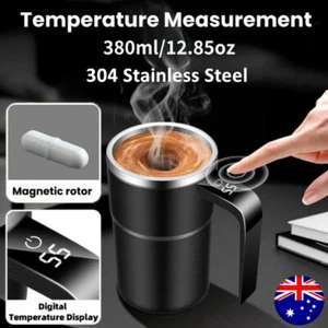 380ml Automatic Magnetic Mug Electric Self Stirring Mug Mixing Coffee Milk Cup A - Picture 1 of 28