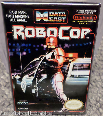 Robocop Nintendo NES Vintage Game Box  2x3 Fr...