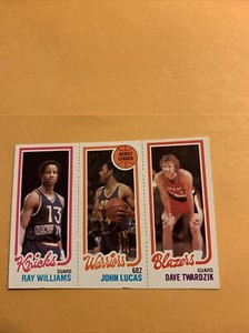 Ray Williams John Lucas Dave Twardzik 1980 81 Topps Card Cb14