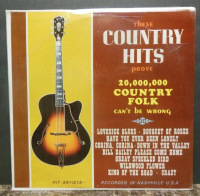 SEALED! Various – 20,000,000 Country Folk Can't Be Wrong, 12" LP Mint (E)  - Image 1 of 2