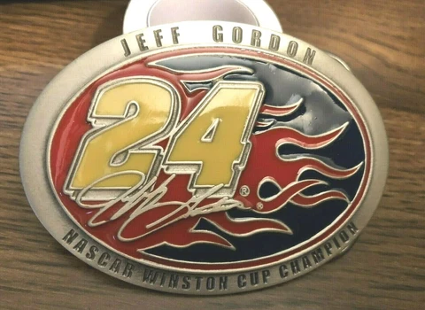 JEFF GORDON BELT BUCKLE GREAT FOR ANY JEFF FAN OR COLLECTOR L00K!!! Cover