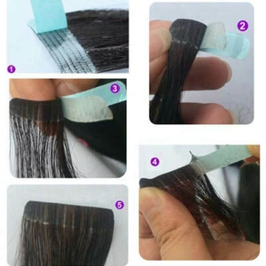 60x Invisible Waterproof Glue Tape for Skin Weft Hair Extensions Wig Toupee - Picture 1 of 12