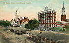 Vintage Postcard Old Market Sheds Center Square York PA