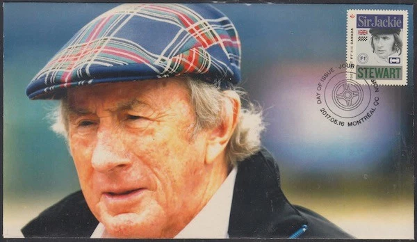 CANADA # 2993.4 - FORMULA 1 JACKIE STEWART POSTAGE STAMP on SUPERB ENVELOPE #4 - Image 1 of 1