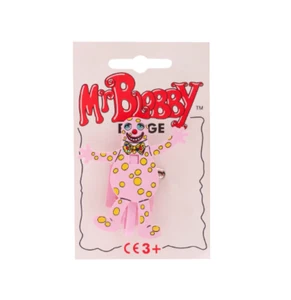 Mr Blobby 5.5cm Clip on or Pin on Novelty Badge - Picture 1 of 1