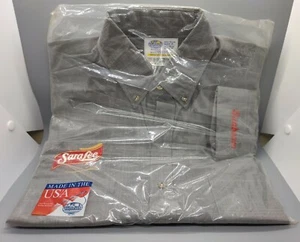 Sara Lee/Sunbeam Herren Bäckerei LS Uniform Shirt Riverside Large 15,5 Ausschnitt Neu - Bild 1 von 4