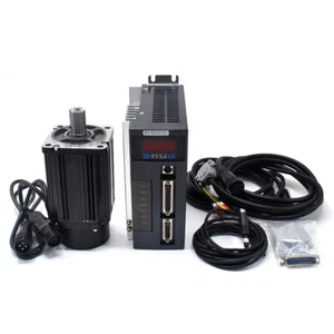 750W 2.39NM AC Servo Motor +Servo Driver Kit+3M Encoder Cable for CNC Milling US - Picture 1 of 12