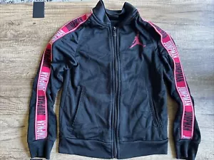 Nike Air Jordan Jumpan Boys Youth Full Zip-Up Legacy Sweatshirt Jacket Size 8-10 - Picture 1 of 6