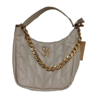 Steve Madden вневременной серо-коричневый наплечная сумка $98 Рекомендуемая розничная цена производителя новый с ярлыками стеганая сумочка - Изображение 1 из 4