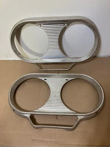Corvair Rampside Pickup Headlight Bezels 1961 -64 Corvair Van used READ - Picture 1 of 11