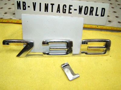 Tapa de cubierta trasera original BMW 1978-1984 733i serie 7 E23 733i METAL OEM 1 emblema Foto 1 de 4