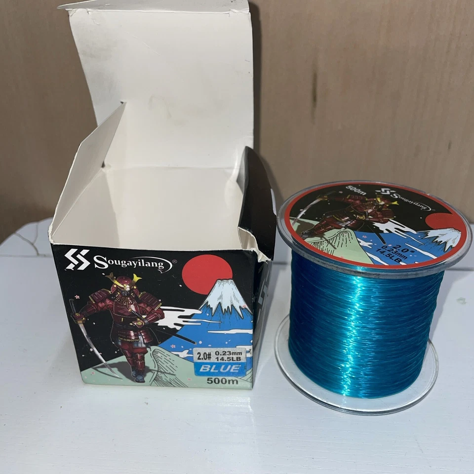 ЛЕСКА SOUGAYILANG 500 М 0,23 ММ 14,5 ФУНТОВ СИНЯЯ - Изображение 1 из 1