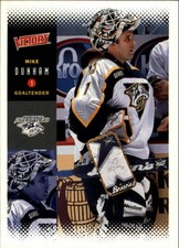2000-01 UD Victory Predators Hockey Card #127 Mike Dunham