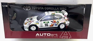 Autoart 1/18 Toyota Corolla WRC #16 Model Car Fujimoto/Sircombe - Picture 1 of 4