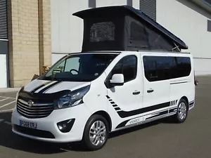 2018 VAUXHALL VIVARO 1.6 DIESEL BiTURBO SPORT 4 BERTH 4 BELT POP TOP CAMPER VAN - Picture 1 of 24