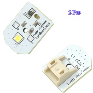 2x Placa de luz LED para refrigerador para GE WR55X25754 WR55X11132 3033142 PS12172918 - Imagen 1 de 4