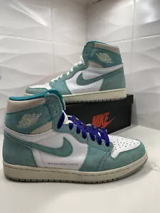 Size 11.5 - Jordan 1 Retro High OG Turbo Green 2019 Lightly Worn - Picture 1 of 5