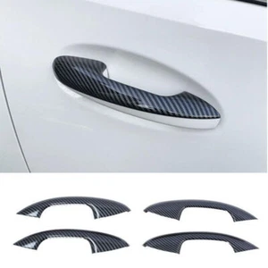 For Benz GLC X254 2023-2024 ABS Carbon Fiber Outside Door Handle Cover Trim 4PCS - Picture 1 of 7