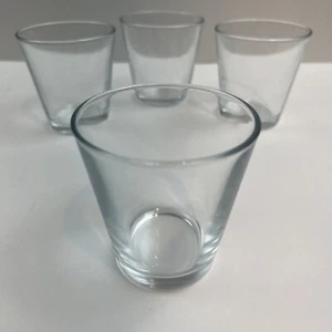 4er Set Whiskygläser ~ mehrere Verwendungsmöglichkeiten ~ Saft Dessert Becher ~ Klarglas - Bild 1 von 7