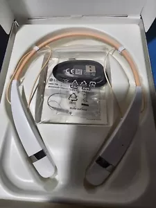 Original LG Tone Pro HBS 760 Premium Stereo Bluetooth Headset WHITE CHECK PICS - Picture 1 of 6