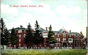 Postal de colección Saint Mary's Hospital Rochester Minnesota MN DB - Imagen 1 de 3