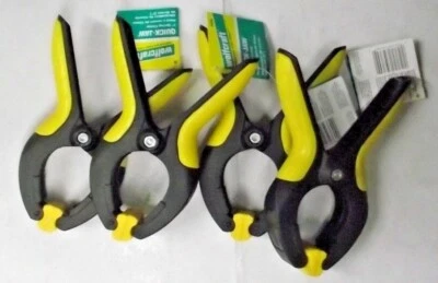 Wolfcraft 3436 Abrazadera de resorte de mandíbula rápida Cabeza giratoria de 2" (4 abrazaderas) Foto 1 de 2