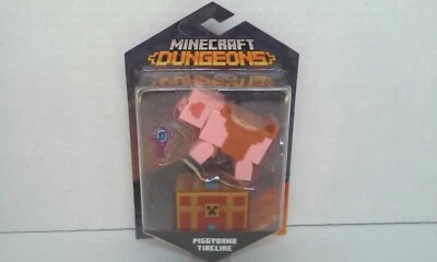 MINECRAFT DUNGEONS PIGGYBANK TIRELIRE 2 3/4" Action figure MOJANG Mattel 2020 - Image 1 of 4