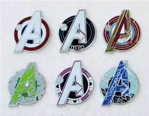 JUEGO DE 6 PINES DE GORRA DE IRON MAN DISNEY HIDDEN MICKEY 2023 MARVEL AVENGERS A IRON MAN AMERICA THOR - Imagen 1 de 1
