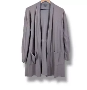 Barefoot Dreams 1X CozyChic Ultra Lite Long Back Tie Cardigan QVXCU112 - Picture 1 of 5