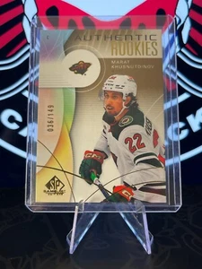 24-25 SP GAME USED ROOKIE GOLD MARAT KHUSNUTDINOV 036/149 - Bild 1 von 2